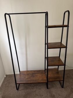 Clothing rack.
