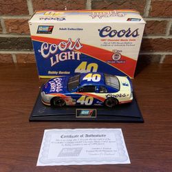 Coors Light race car Robby Gordon Autographed Revell