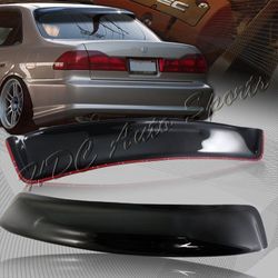 For 98-2002 Honda Accord ABS Plastic Black Rear Roof Spoiler Window Visor Wing -(2-RSP-114-AB