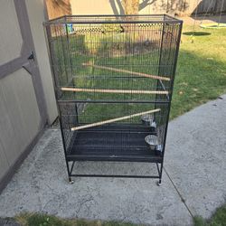 Used Large Bird Cage In Good Condition 