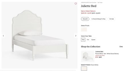 Pottery Barn Kids Twin Bed Frame
