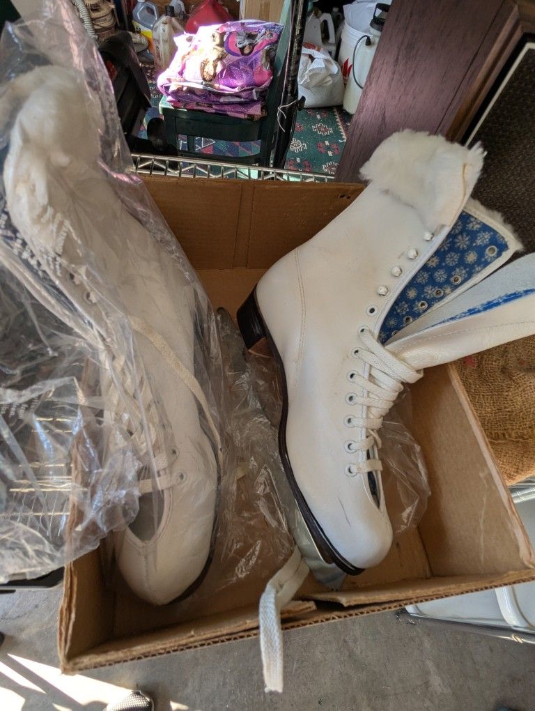 Women's Ice Skates Retro
