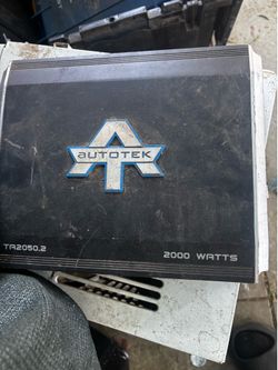 Autotek 2000 w bass amp