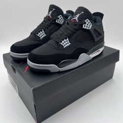 Black Canvas Jordan 4