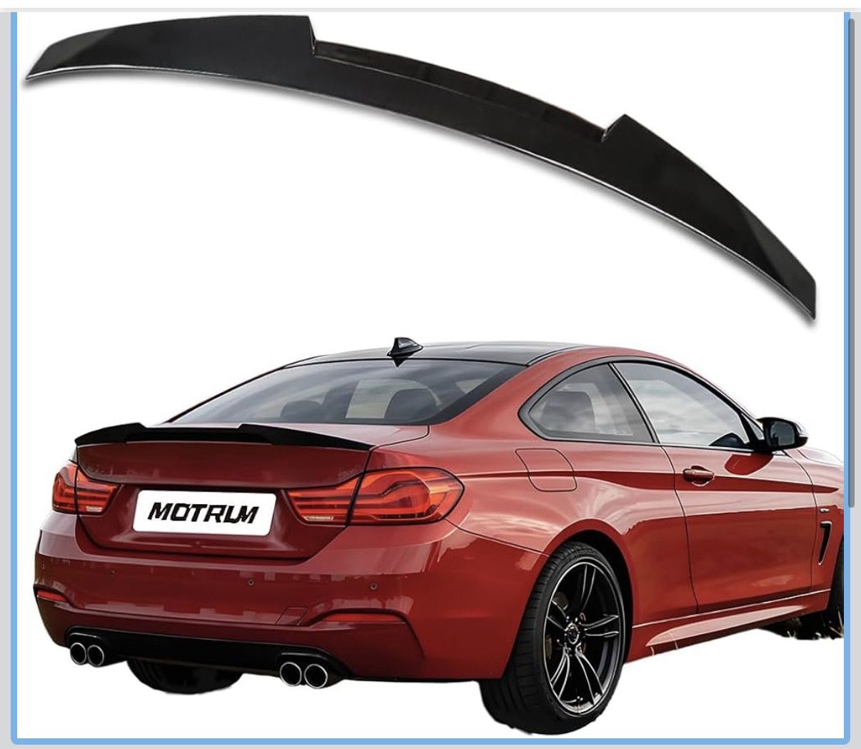 BMW 4 series rear spoiler