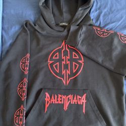 Balenciaga Bb Metal Hoodie 