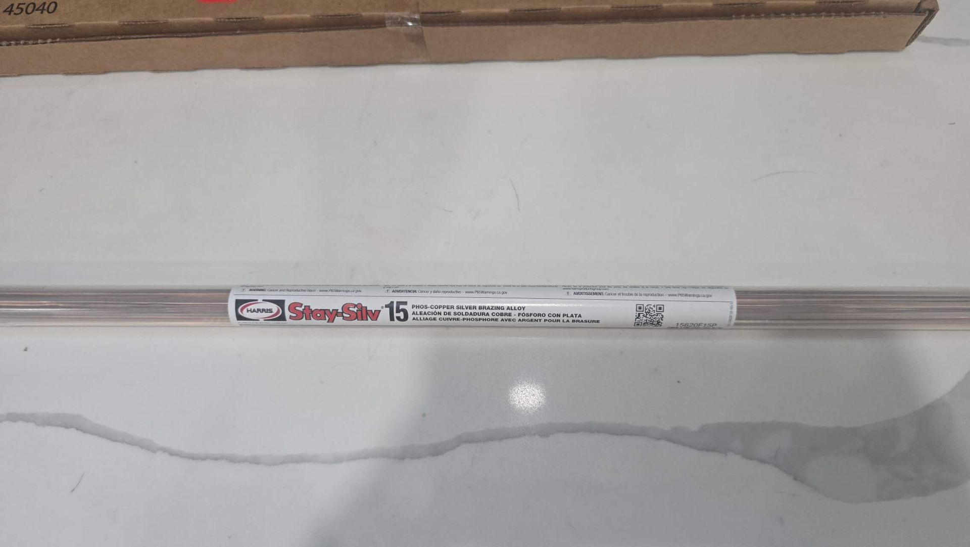 Harris Stay-Silv 15% Flat Brazing Rods 28 Sticks per Tube 1lb