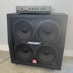 Peavy Cab 4x12 Amp With Gallien Krueger Amp Head