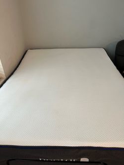 LIKE NEW NECTAR QUEEN MATTRESS & Bed frame