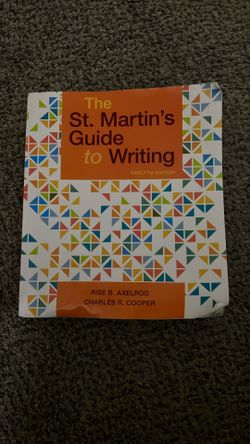 The St. Martin’s Guide to Writing