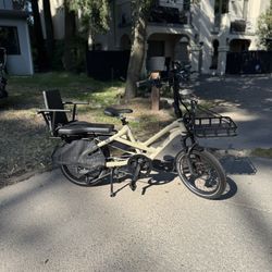 tan Electric City Turn Bike