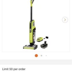 RYOBI ONE+ 18V Cordless Vacuum Kit with Battery