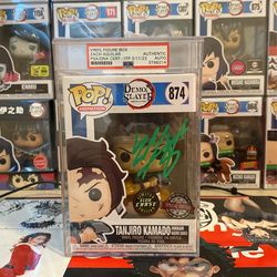 Special Edition Signed Tanjiro Kamado Hinokami Kagura Dance Chase Funko