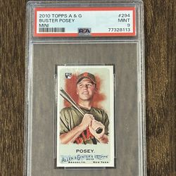 Buster Posey Rookie Mini PSA 9