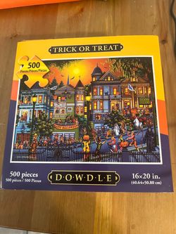 Dowdle Trick or Treat 500-Piece Jigsaw Puzzle