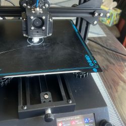 Biqu B1 3D Printer And inland PLA Blue filament