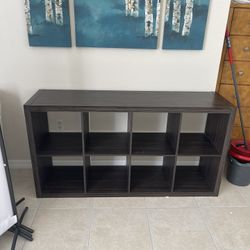 Brown Wooden Dresser/Shelf Cube Storage Organizer