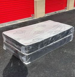Twin Hybrid Mattress Set $149 | Brand New