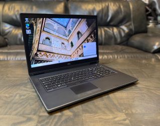 Big DELL Precision 7730 17.3” inches Core i9 8th gen 32GB RAM 1TB SSD Quadro P4200 8GB GPU USB C 4K display Windows 11 laptop computer