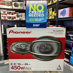 New Pioneer 6x9” inch 450 Watts Max Car Audio Speakers (pair) No Credit Easy Financing 🔊🔥