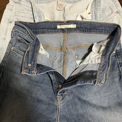 2 Pair Jeans Chico’s And Levi’s Size 10