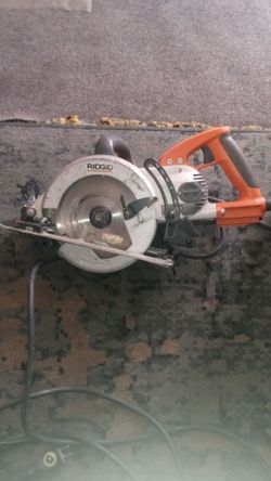 Ridgid circular saw $90 firm price