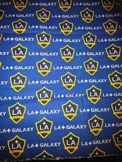 LA Galaxy soccer fabric