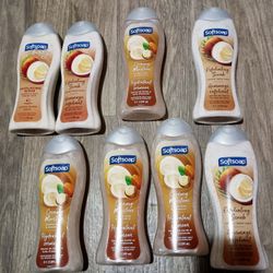 Softsoap Exfoliating Scrub & Moisturizing Body Wash BUNDLE