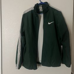 green Nike Windbreaker 