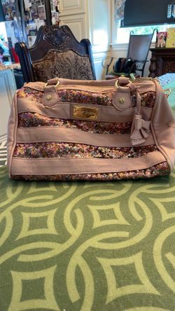 Pink  Betsy Johnson sequin purse