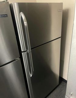 Stainless Steel Frigidaire Top Freezer Fridge