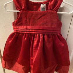 Baby Girls Holiday Dress Size 9 Months 