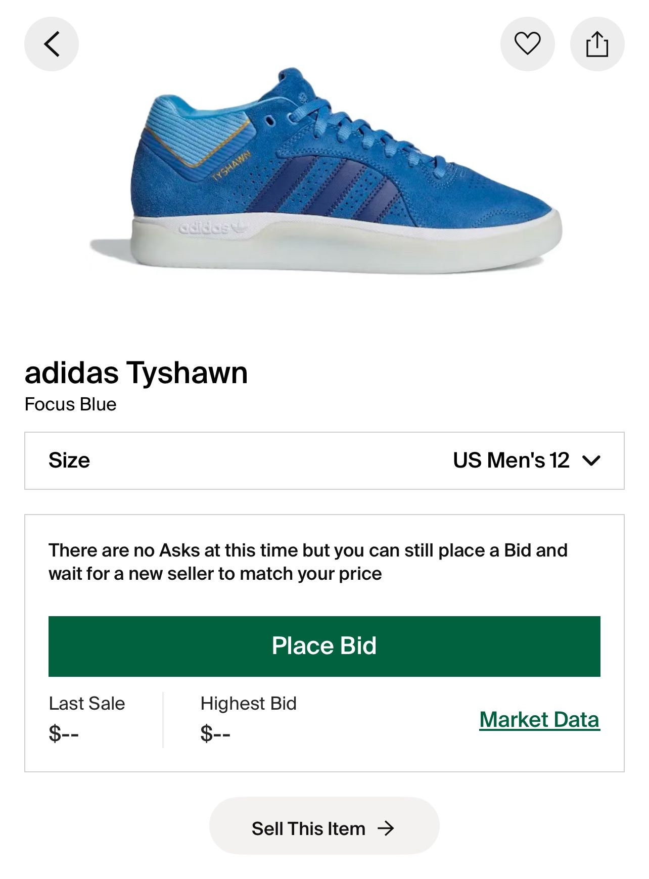 Adidas Tyshawn size 12