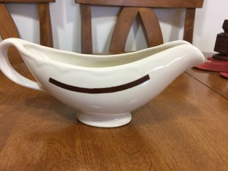 Homer Laughlin vintage gravy boat