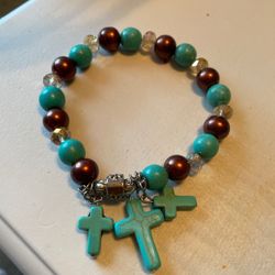 Bracelet- Howlite/beads