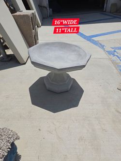 CONCRETE BIRDBATH $60 EACH
