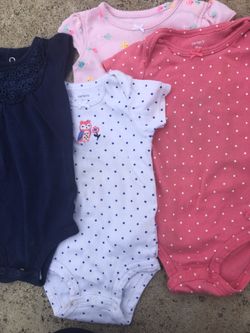9 mos. baby onesies Carter’s brand