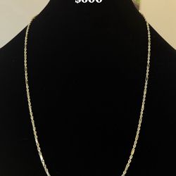 Gold milano chain