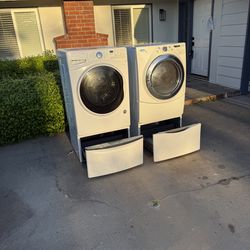 Whirlpool Duet Washer + Gas Dryer Set – Steam-Powered, Gas-Sippin', Still Kicking! $450 OBO – Fountain Valley Pickup