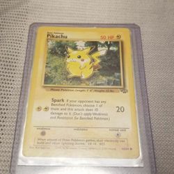 1999 POKEMON Card Pikachu Jungle 60/64