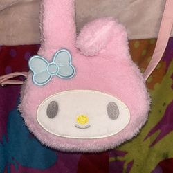 Loungefly My Melody Plush Crossbody Bag