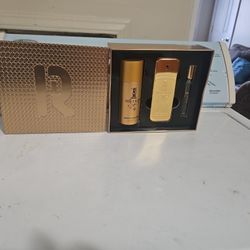 Mens One Million Colgne Set