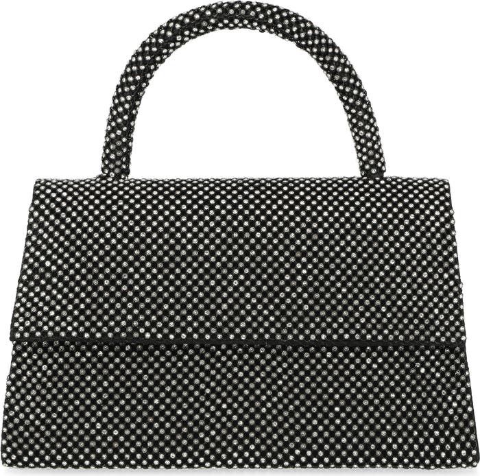 NEW!! Fun Sparkly Purse! Jessica McClintock Black Remi Crystal Top Handle Bag - Never used