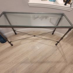 Glass End Table