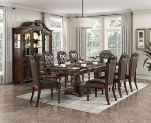 Contemporary Wooden Sideboard Buffet with Ample Storage & Sophisticated Style