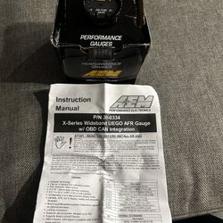 AEM X-SERIES OBDII WIDEBAND AFR GAUGE KIT