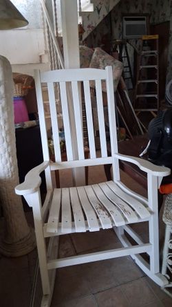 $45 White Rocking Chair