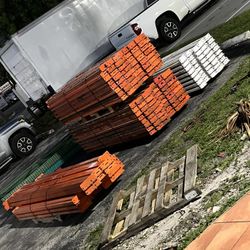 Used Pallet Racks Beams 96” Beams Uprights Also Selling Forklift Separate 