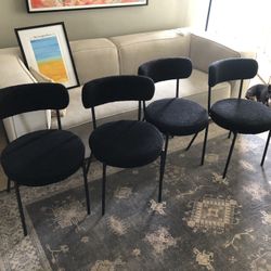 Sherpa Dining Chairs, Set Of 4