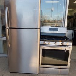 Set Fridge And Stove Gas 